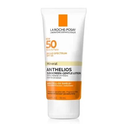 La Roche-Posay Anthelios Body & Face Gentle-Lotion Mineral Sunscreen SPF 50 90ml