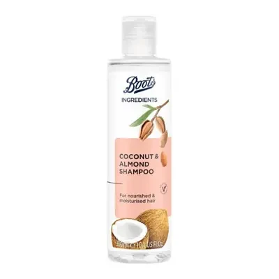 Boots Ingredients Coconut & Almond Shampoo 300ml