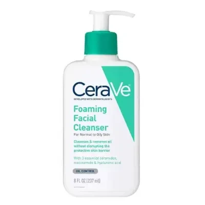 CeraVe Foaming Facial Cleanser for Normal to Oily Skin 237ml