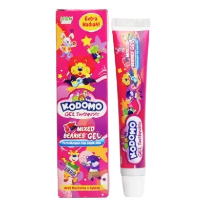 Kodomo Gel Toothpaste Mixed Berries Gel Flavour 45g