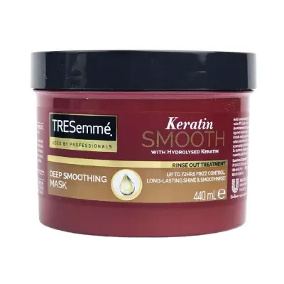 TRESemme Keratin Smooth Deep Smoothing Mask with Hydrolysed Keratin for 72Hrs Frizz Control 440ml