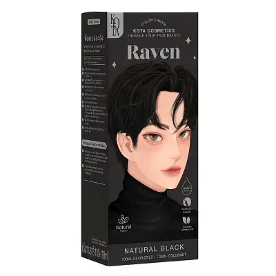 Kota Cosmetics Hair Color Cream - Raven