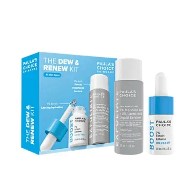 Paulas choice the dew & renew kit for all skin types