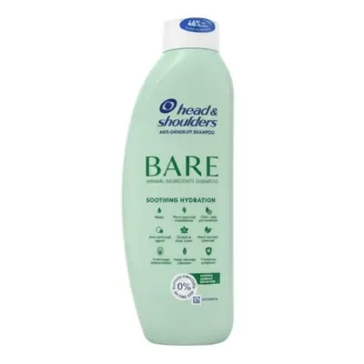 Head & Shoulders Bare Soothing Hydration Anti Dandruff Shampoo 400ml