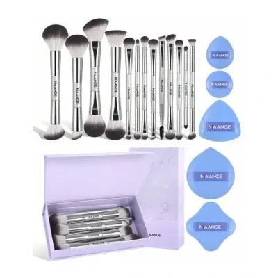 MAANGE 18pcs Pro Brush Collection - Multicolor