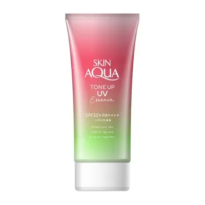 Rohto Skin Aqua Tone Up UV Essence Happiness Aura SPF50+ PA++++ 80g