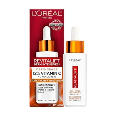 L'Oréal Paris Revitalift Derm Intensives Derm-Grade 12% Vitamin C + E + Salicylic Acid Serum 30ml