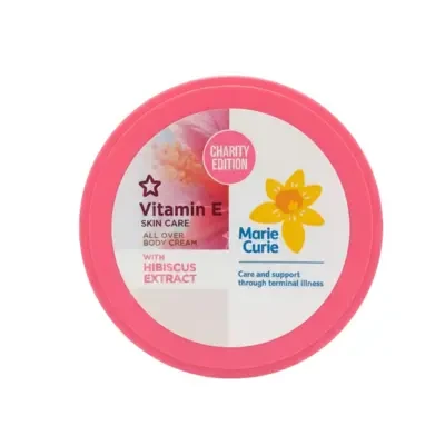 Superdrug Vitamin E All Over Body Cream with Hibiscus Extract 465ml