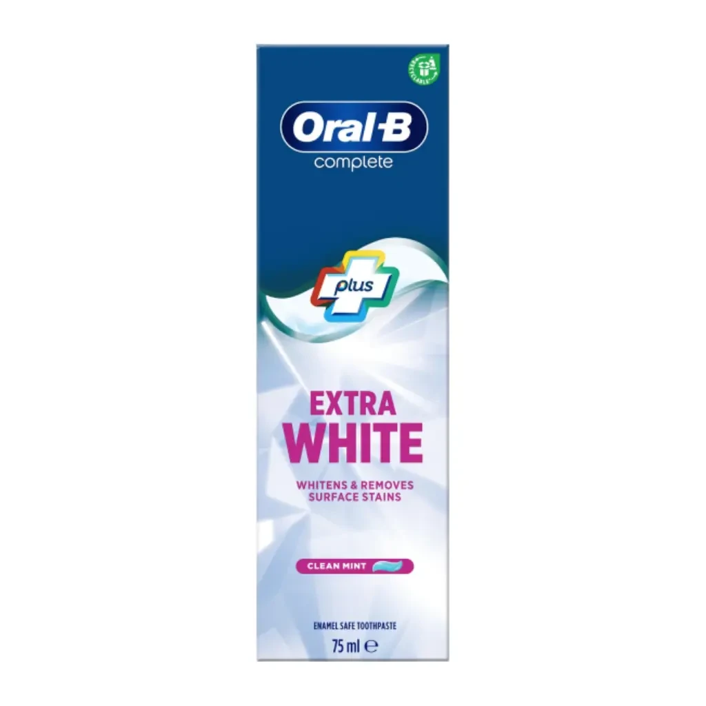 Oral-B Complete Plus Extra White Toothpaste 75ml