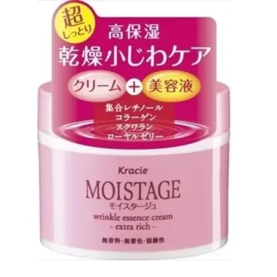 Kracie Moistage Wrinkle Essence Cream Extra Rich 100g