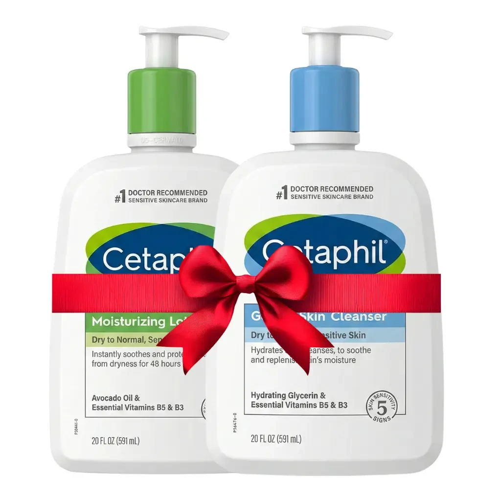 Cetaphil Gentle Skin Cleanser & Moisturizing Lotion Combo Offer 2x 591ml