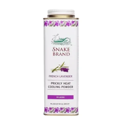 Snake Brand French Lavender Relaxing Prickly Heat Cooling Powder 280g