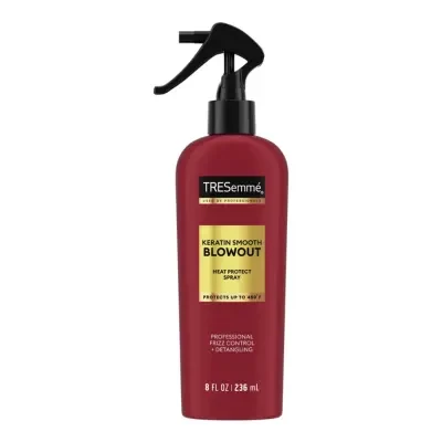 TRESemmé Keratin Smooth Blowout Heat Protect Spray with 450°F Heat Protection 236ml