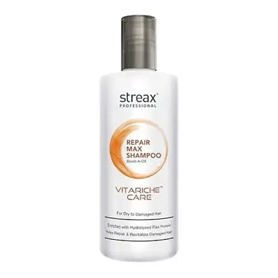 Streax Professional Vitariche Care Repair Max Shampoo For Women  300ml