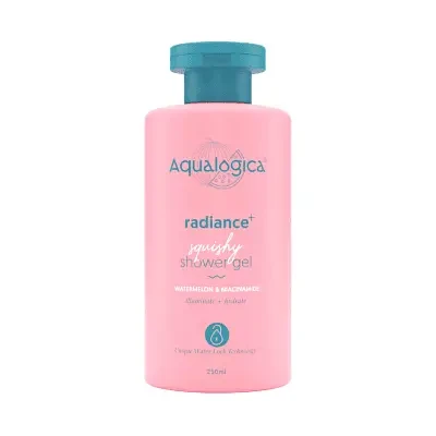 Aqualogica Radiance+ Squishy Shower Gel with Watermelon & Niacinamide 250ml