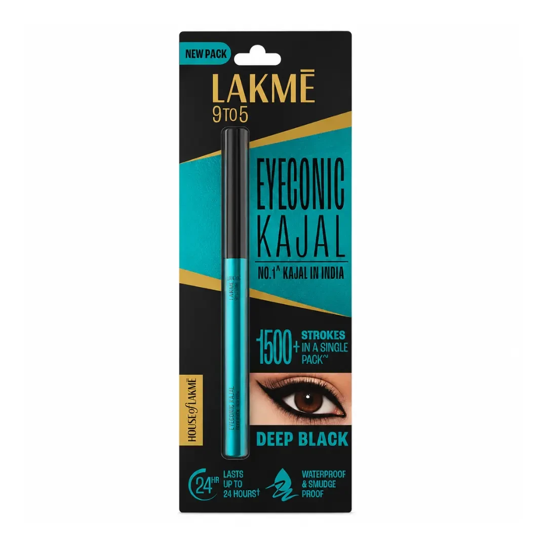Lakmé Eyeconic Kajal, Black 0.35g Original