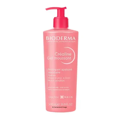 Bioderma Crealine Gel Moussant Foaming Gel 500ml