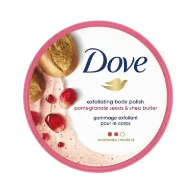 Dove Exfoliating Body Polish Pomegranate Seeds & Shea Butter 298g