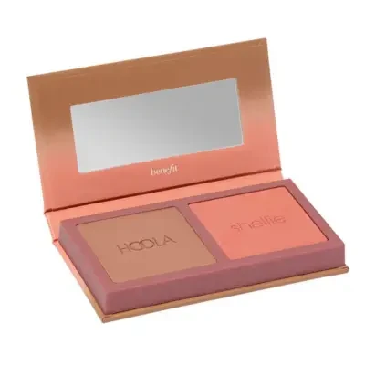 Benefit Hoola Beach Vacay Mini Matte Bronzer & Mini Seashell-Pink Blush