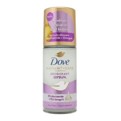 Dove Radiant Care Deodorant Serum Roll-On 3% Niacinamide + 10X Omega6 45ml