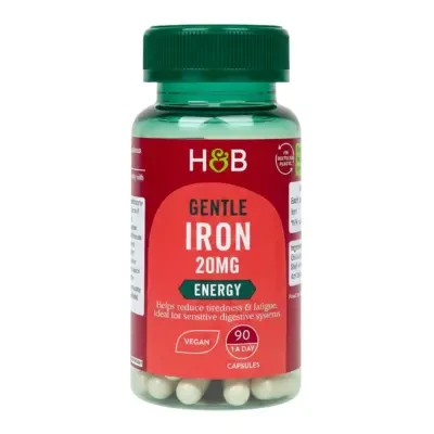 Holland & Barrett Gentle Iron 20mg Energy 90 Capsules