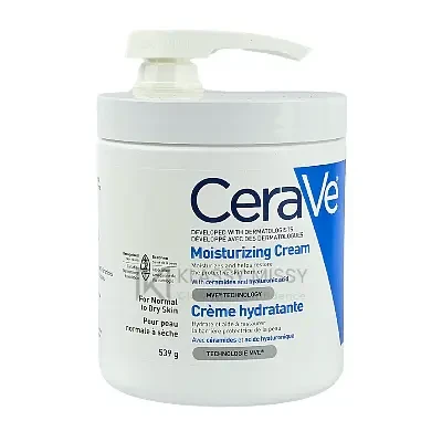 CeraVe Moisturizing Cream For Normal To Dry Skin 539g With Pump