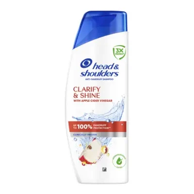 Head & Shoulders Clarify & Shine Anti Dandruff Shampoo with Apple Cider Vinegar 400ml