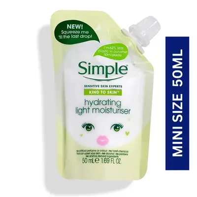 Simple Kind to Skin Hydrating Light Moisturiser MINI PACK Pouch 50ml