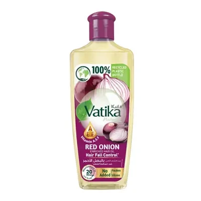 Vatika Naturals Red Onion Enriched Hair Oil Hair Fall Control 300ml