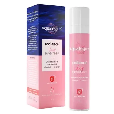Aqualogica Radiance+ Dewy Sunscreen SPF50+ PA+++ 50g