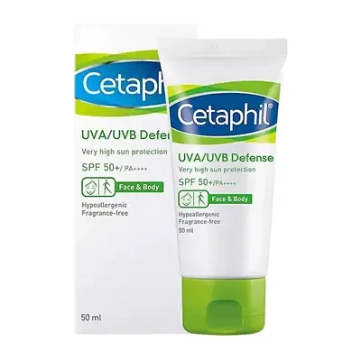 Cetaphil UVA/UVB Defense SPF 50+ for Face & Body 50ml