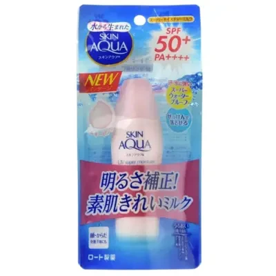 Rohto Mentholatum Skin Aqua Super Moisture UV Milk Pink Sunscreen SPF50+/PA++++ 40ml