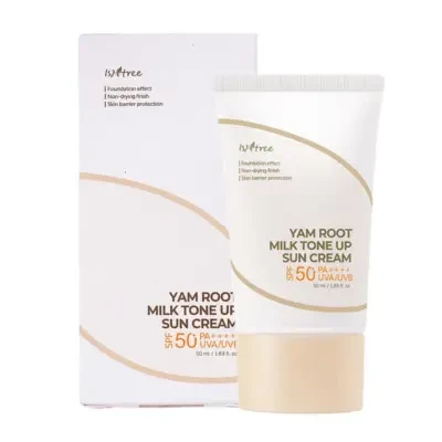 Isntree Yam Root Milk Tone Up Sun Cream SPF 50+ PA++++ 50ml