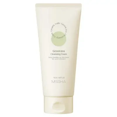 MISSHA Creamy Latte Green Tea Cleansing Foam 172ml