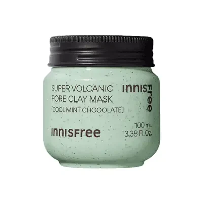 Innisfree Super Volcanic Pore Clay Mask Cool Mint Chocolate 100ml