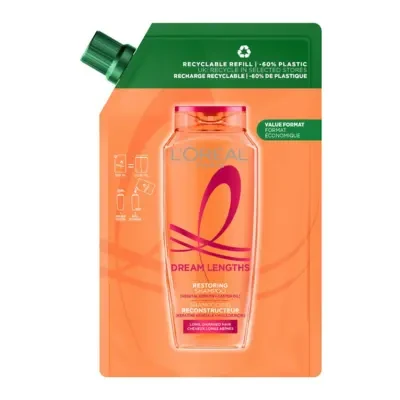 L’Oréal Paris Dream Lengths Restoring Shampoo 500ml Refill