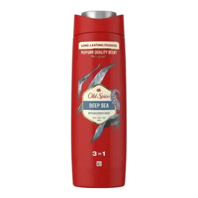 Old Spice Deep Sea With Sea Breeze Scent 3in1 Shower Gel 400ml