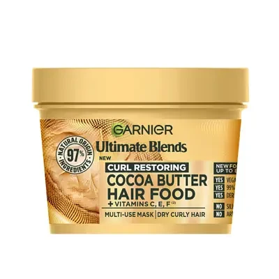 Garnier Cocoa Butter Super Charged Hair Food Mask  400ml