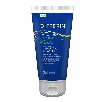 Differin® Daily Oil-Free Hydrating Cleanser With 5% polyhydroxy acid for Acne Prone Skin 177ml