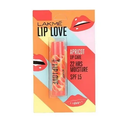 Lakme Lip Love Chapstick Apricot With SPF 15, 4.5g