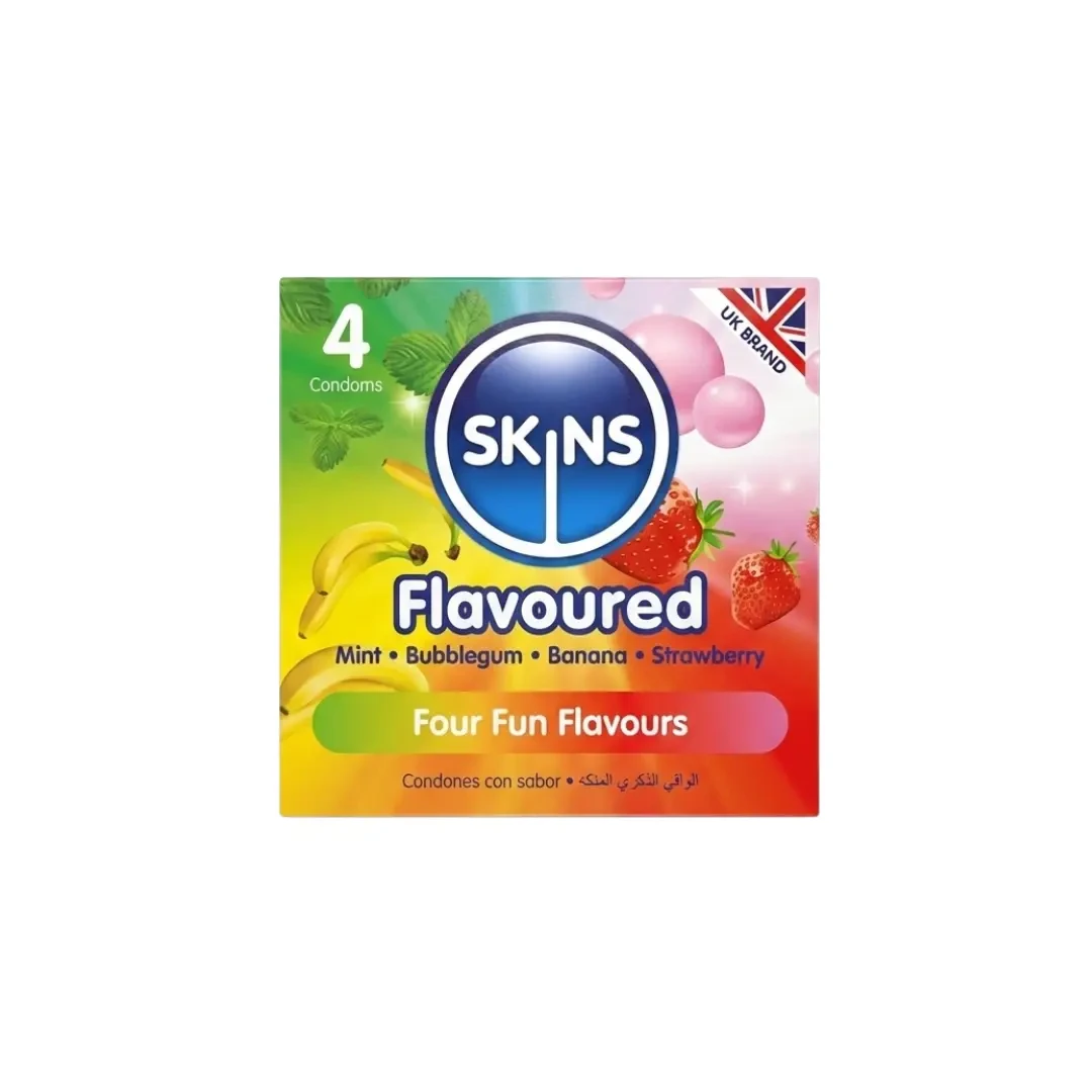 SKINS Flavoured Condoms 4 Piece