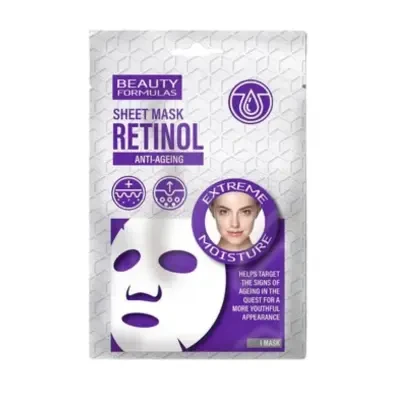 Beauty Formulas Retinol Anti-Ageing Sheet Mask 1Pcs