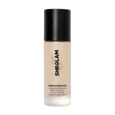 SHEGLAM Complexion Pro Long Lasting Breathable Matte Foundation-Fair 30ml