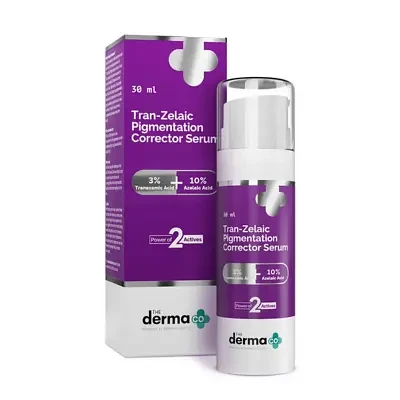 The Derma Co Tran-Zelaic Pigmentation Corrector Serum with Tranexamic Acid & Azelaic Acid  30ml