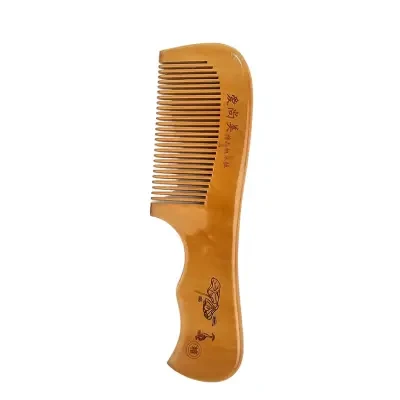 Aishangmei Wooden Hair comb With Handle