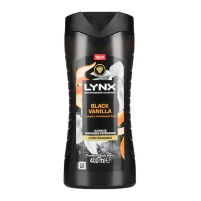 Lynx Fine Fragrance Black Vanilla Premium Body Wash 400ml
