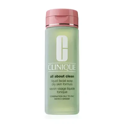 Clinique All About Clean Liquid Facial Soap Oily Skin Formula 6.7 oz / 200ml