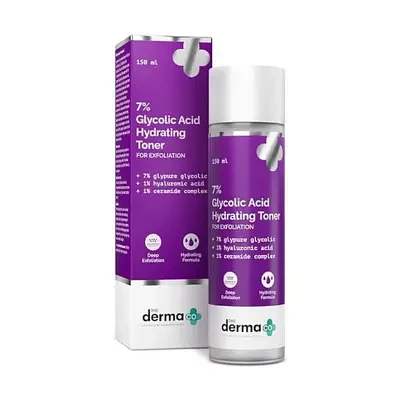 The Derma Co 7% Glycolic Acid Hydrating Toner 150ml