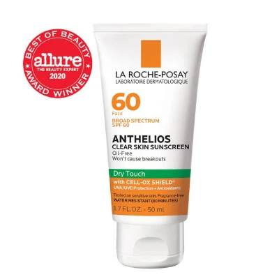 La Roche-Posay Anthelios Clear Skin Dry Touch Sunscreen SPF 60 50ml