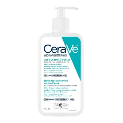 Cerave Acne Control Cleanser With Salicylic Acid 473ml